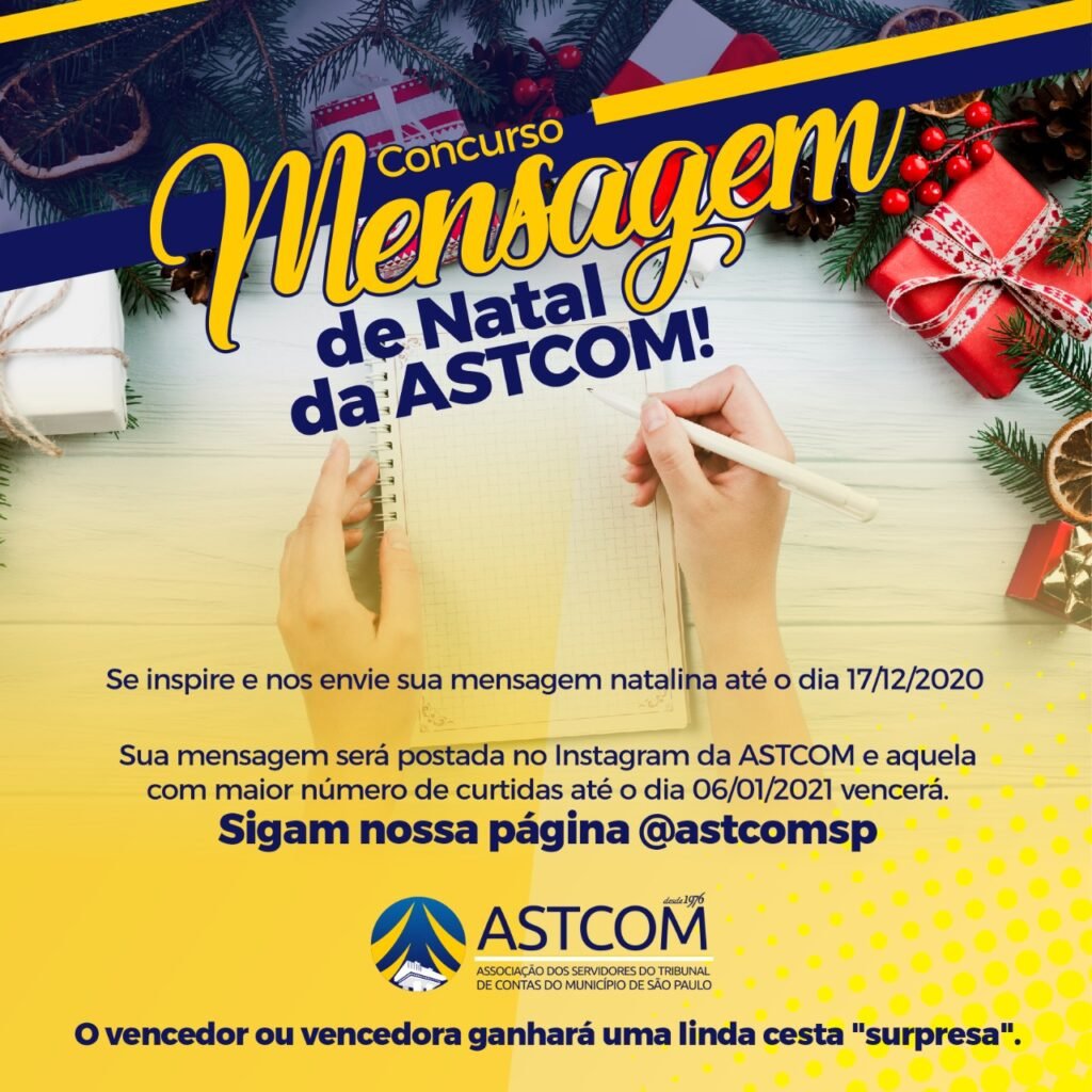 Concurso Mensagem de Natal! - Astcom